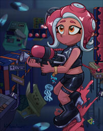 A print of the Octo Expansion / Agent 8
